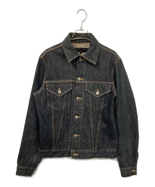 COMME des GARCONS HOMME（コムデギャルソン オム）COMME des GARCONS HOMME (コムデギャルソン オム) 02AW 3rdタイプデニムジャケット ブラック サイズ:Mの古着・服飾アイテム