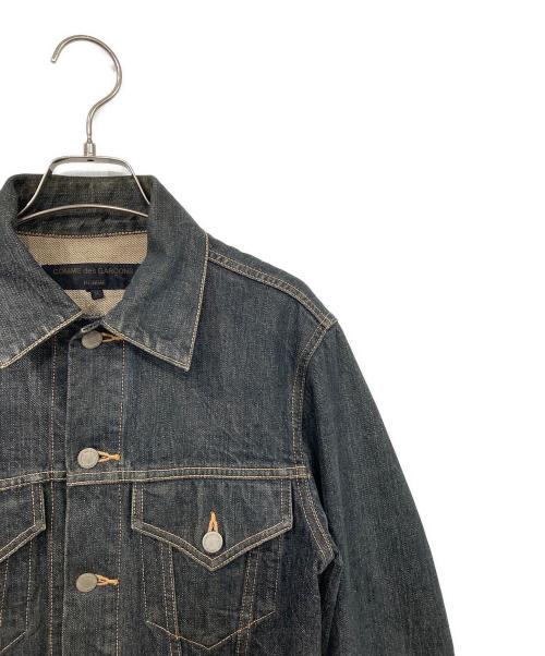 COMME des GARCONS HOMME（コムデギャルソン オム）COMME des GARCONS HOMME (コムデギャルソン オム) 02AW 3rdタイプデニムジャケット ブラック サイズ:Mの古着・服飾アイテム