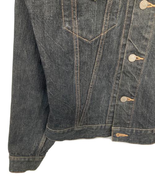 COMME des GARCONS HOMME（コムデギャルソン オム）COMME des GARCONS HOMME (コムデギャルソン オム) 02AW 3rdタイプデニムジャケット ブラック サイズ:Mの古着・服飾アイテム