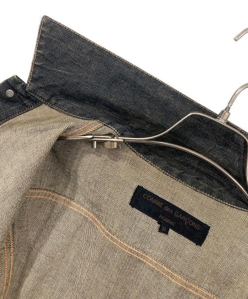 COMME des GARCONS HOMME（コムデギャルソン オム）COMME des GARCONS HOMME (コムデギャルソン オム) 02AW 3rdタイプデニムジャケット ブラック サイズ:Mの古着・服飾アイテム