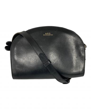 本物 アーペーセー A.P.C. レザー ショルダーバッグ ポシェット ボルドー 149947 バッグ 中古 本物 アーペーセー A.P.C. レザー ショルダーバッグ ポシェット