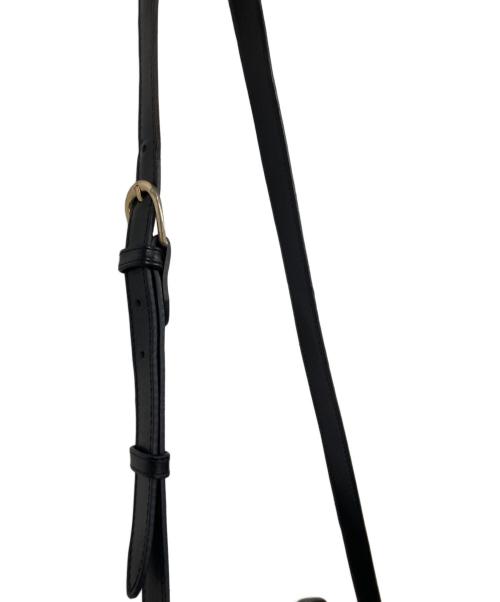 A.P.C.（アーペーセー）A.P.C. (アーペーセー) レザーショルダーバッグ ブラックの古着・服飾アイテム