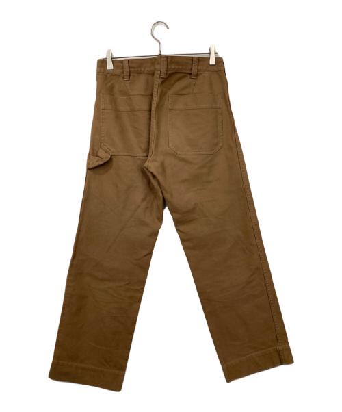 DRAWER（ドゥロワー）DRAWER (ドゥロワー) ペインターパンツ ブラウン サイズ:38の古着・服飾アイテム