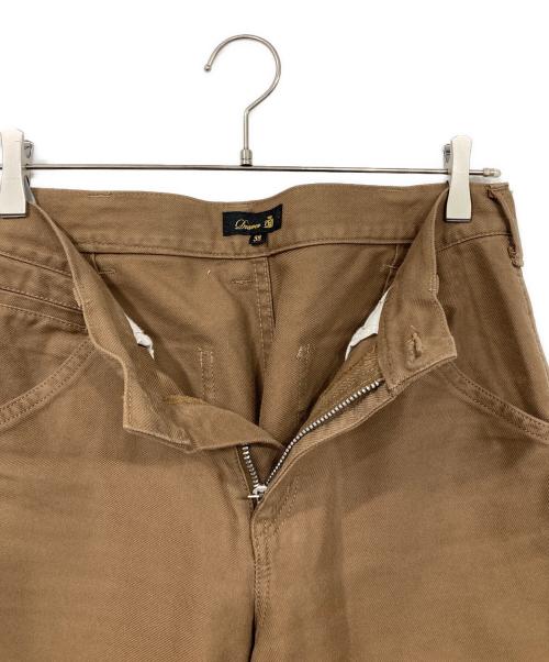 DRAWER（ドゥロワー）DRAWER (ドゥロワー) ペインターパンツ ブラウン サイズ:38の古着・服飾アイテム