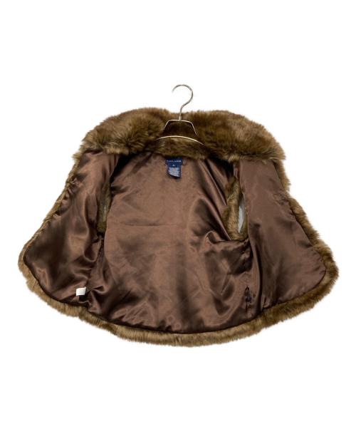 RALPH LAUREN（ラルフローレン）RALPH LAUREN (ラルフローレン) フェイクファージレ ブラウン サイズ:XLの古着・服飾アイテム