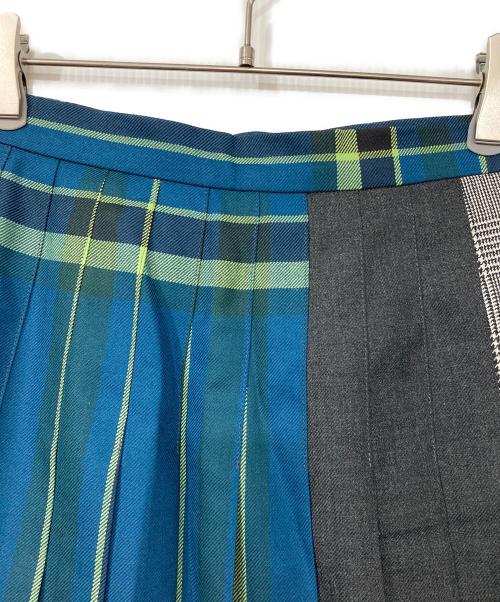 O'NEIL OF DUBLIN（オニールオブダブリン）O'NEIL OF DUBLIN (オニールオブダブリン) UNITED ARROWS (ユナイテッドアローズ) 別注Patch80 プリーツスカート グリーン サイズ:38の古着・服飾アイテム