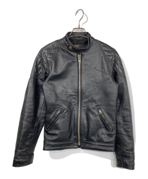 BLACKTOP MOTORCYCLE（ブラックトップモーターサイクル）BLACKTOP MOTORCYCLE (ブラックトップモーターサイクル) ライダースジャケット ブラック サイズ:Ｓの古着・服飾アイテム