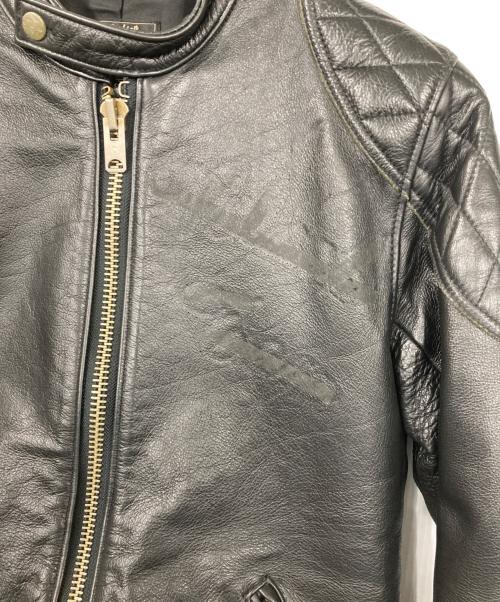 BLACKTOP MOTORCYCLE（ブラックトップモーターサイクル）BLACKTOP MOTORCYCLE (ブラックトップモーターサイクル) ライダースジャケット ブラック サイズ:Ｓの古着・服飾アイテム
