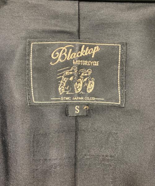 BLACKTOP MOTORCYCLE（ブラックトップモーターサイクル）BLACKTOP MOTORCYCLE (ブラックトップモーターサイクル) ライダースジャケット ブラック サイズ:Ｓの古着・服飾アイテム