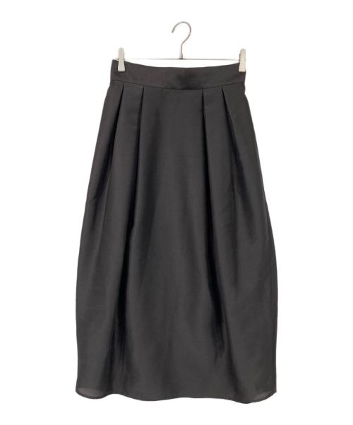 uncrave（アンクレイヴ）uncrave (アンクレイヴ) シャイニー シアー コクーンスカート グレー サイズ:2の古着・服飾アイテム