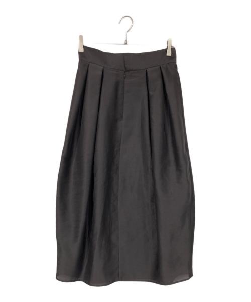 uncrave（アンクレイヴ）uncrave (アンクレイヴ) シャイニー シアー コクーンスカート グレー サイズ:2の古着・服飾アイテム