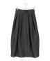 uncrave（アンクレイヴ）の古着「シャイニー シアー コクーンスカート」｜グレー