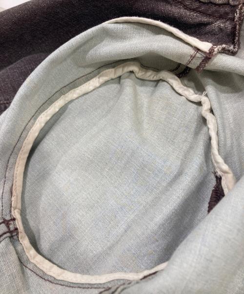 CHANEL（シャネル）CHANEL (シャネル) ココマークボタンデニム3Bジャケット ブラウン サイズ:42の古着・服飾アイテム