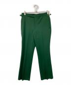 PAUL SMITHポールスミス）の古着「フレアスラックス」｜グリーン
