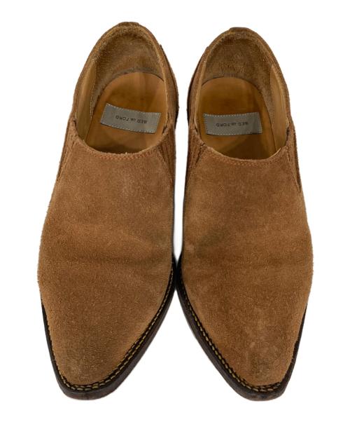 BED J.W. FORD（ベッドフォード）BED J.W. FORD (ベッドフォード) スエードウエスタンシューズ ブラウンの古着・服飾アイテム