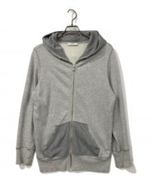 DIESEL（ディーゼル）の古着「ジップパーカー」｜グレー