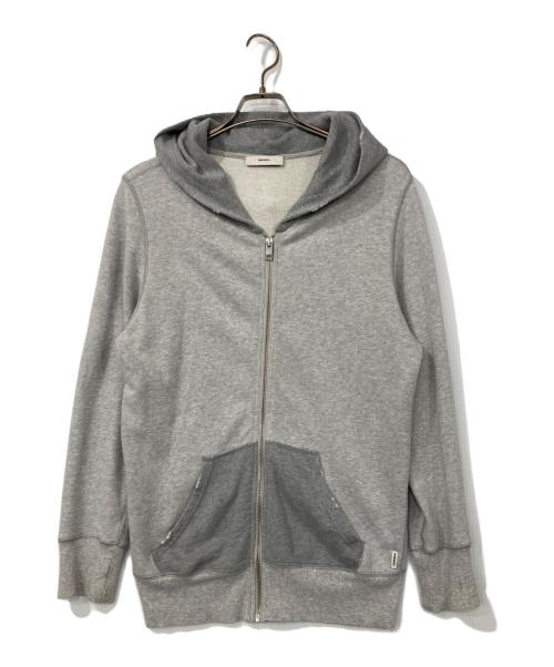 DIESEL（ディーゼル）DIESEL (ディーゼル) ジップパーカー グレー サイズ:XSの古着・服飾アイテム