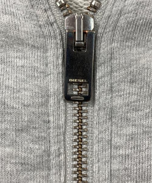 DIESEL（ディーゼル）DIESEL (ディーゼル) ジップパーカー グレー サイズ:XSの古着・服飾アイテム