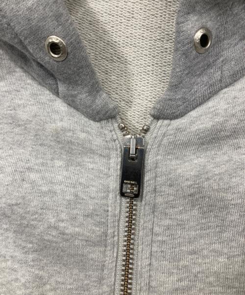 DIESEL（ディーゼル）DIESEL (ディーゼル) ジップパーカー グレー サイズ:XSの古着・服飾アイテム