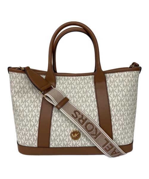 MICHAEL KORS（マイケル・コース）MICHAEL KORS (マイケル・コース) トートバッグ ベージュの古着・服飾アイテム