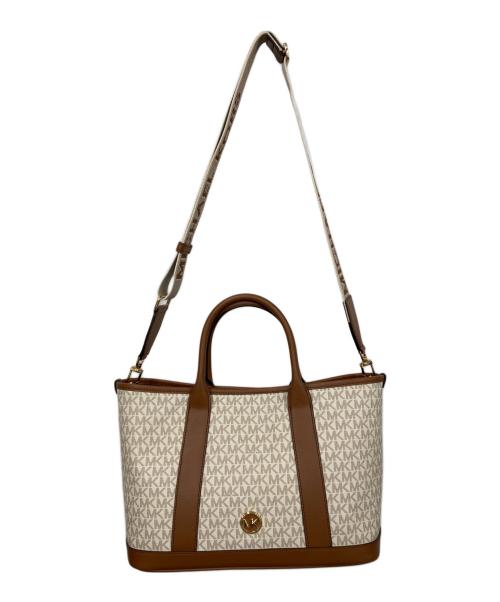 MICHAEL KORS（マイケル・コース）MICHAEL KORS (マイケル・コース) トートバッグ ベージュの古着・服飾アイテム