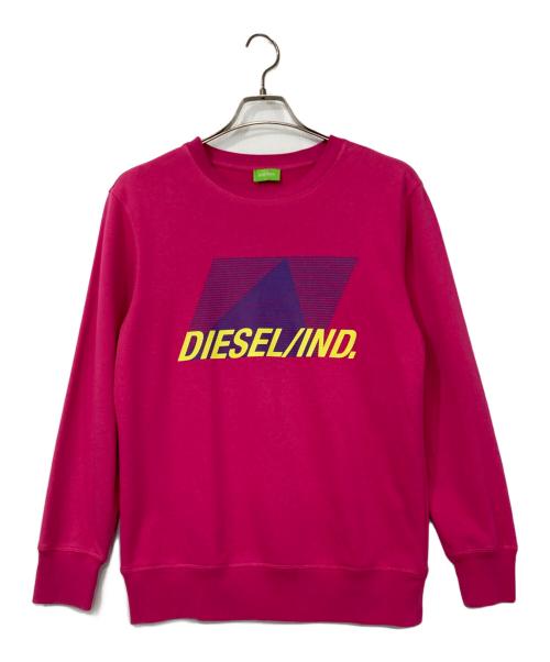 DIESEL（ディーゼル）DIESEL (ディーゼル) スウェット ピンク サイズ:XSの古着・服飾アイテム