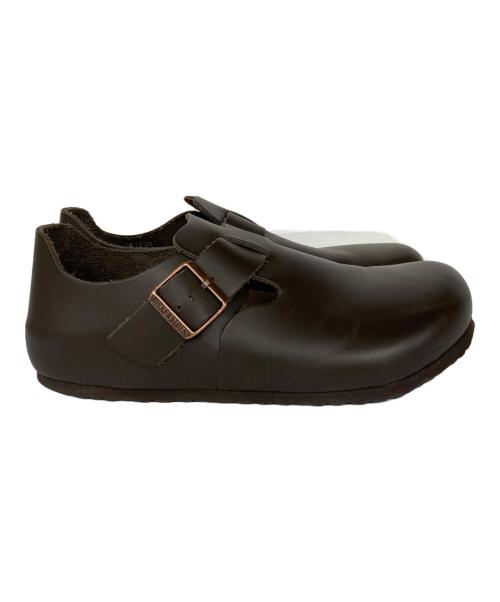 BIRKENSTOCK（ビルケンシュトック）BIRKENSTOCK (ビルケンシュトック) レザーシューズ ブラウン サイズ:26.5の古着・服飾アイテム