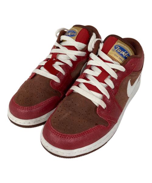 NIKE（ナイキ）NIKE (ナイキ) AIR JORDAN 1 LOW SE GS レッド サイズ:23.0の古着・服飾アイテム