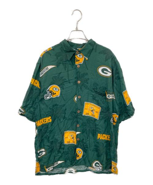 NFL（ナショナル・フットボール・リーグ）NFL (ナショナル・フットボール・リーグ) 半袖シャツ グリーン サイズ:Lの古着・服飾アイテム