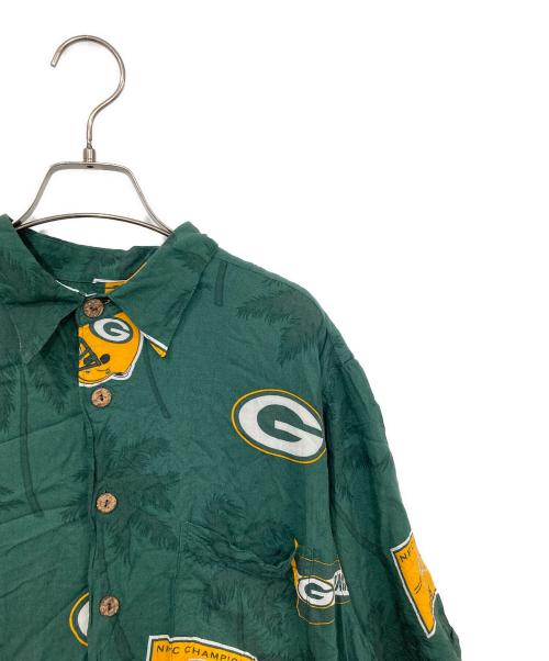 NFL（ナショナル・フットボール・リーグ）NFL (ナショナル・フットボール・リーグ) 半袖シャツ グリーン サイズ:Lの古着・服飾アイテム