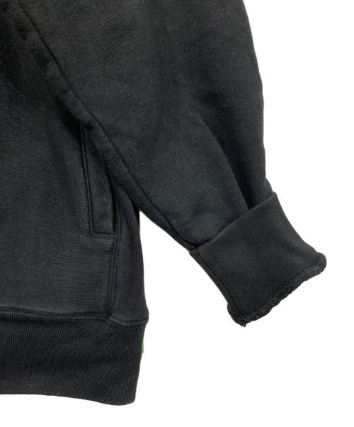 HUF（ハフ）HUF (ハフ) ワンポイント刺繍スウェット ブラック サイズ:Mの古着・服飾アイテム