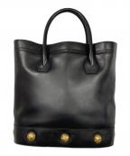 Salvatore Ferragamoサルヴァトーレ フェラガモ）の古着「レザートートバッグ」｜ブラック