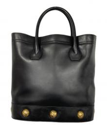 Salvatore Ferragamo（サルヴァトーレ フェラガモ）の古着「レザートートバッグ」｜ブラック