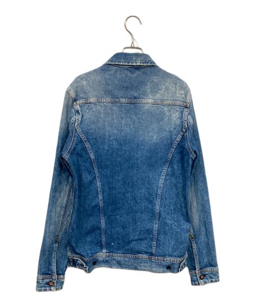 Denham（デンハム）Denham (デンハム) ペイント/ダメージ加工デニムジャケット インディゴ サイズ:EU Sの古着・服飾アイテム