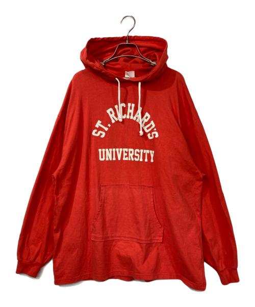 THE SHINZONE（ザ シンゾーン）THE SHINZONE (ザ シンゾーン) HOODIE PRINT LONG TEE オレンジ サイズ:Fの古着・服飾アイテム