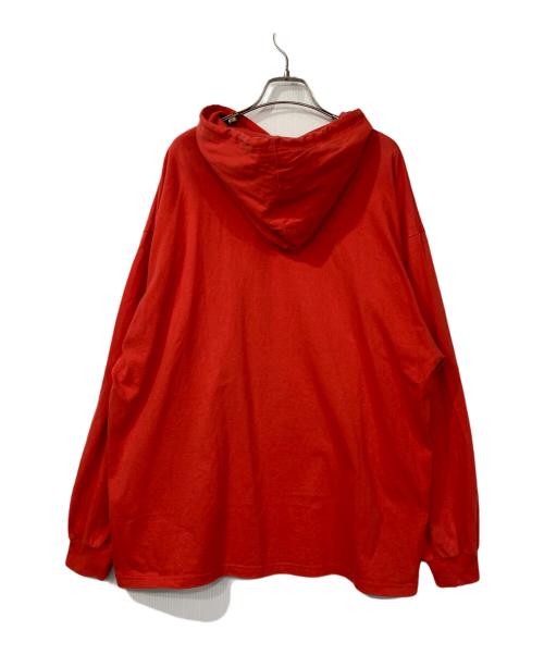 THE SHINZONE（ザ シンゾーン）THE SHINZONE (ザ シンゾーン) HOODIE PRINT LONG TEE オレンジ サイズ:Fの古着・服飾アイテム