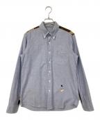 SOPHNET.ソフネット）の古着「再構築シャツ」｜ブルー