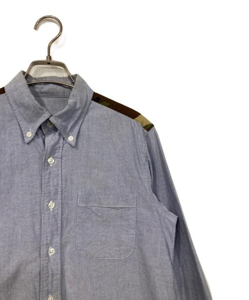 SOPHNET.（ソフネット）SOPHNET. (ソフネット) 再構築シャツ ブルー サイズ:Sの古着・服飾アイテム