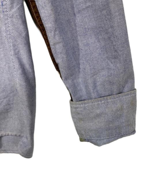 SOPHNET.（ソフネット）SOPHNET. (ソフネット) 再構築シャツ ブルー サイズ:Sの古着・服飾アイテム