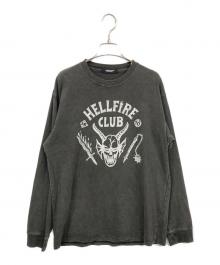 UNDERCOVER×STRANGER THINGS（アンダーカバー×ストレンジャーシングス）の古着「HELLFIRECLUB 長袖Tシャツ」｜ブラック