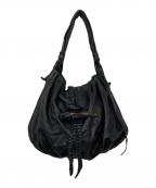 TRESトレ）の古着「レザートートバッグ」｜ブラック