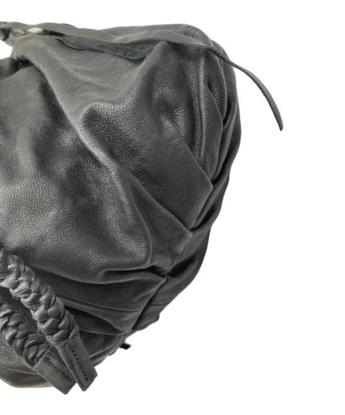 TRES（トレ）TRES (トレ) レザートートバッグ ブラックの古着・服飾アイテム