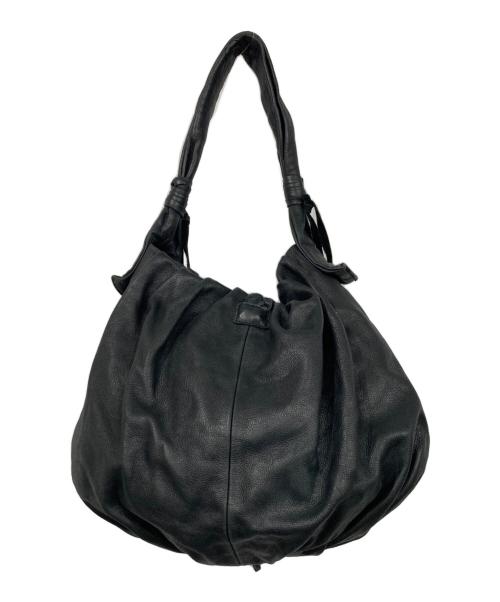 TRES（トレ）TRES (トレ) レザートートバッグ ブラックの古着・服飾アイテム