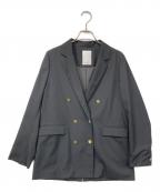 SHENERYシーナリー）の古着「金釦ダブルジャケット」｜グレー