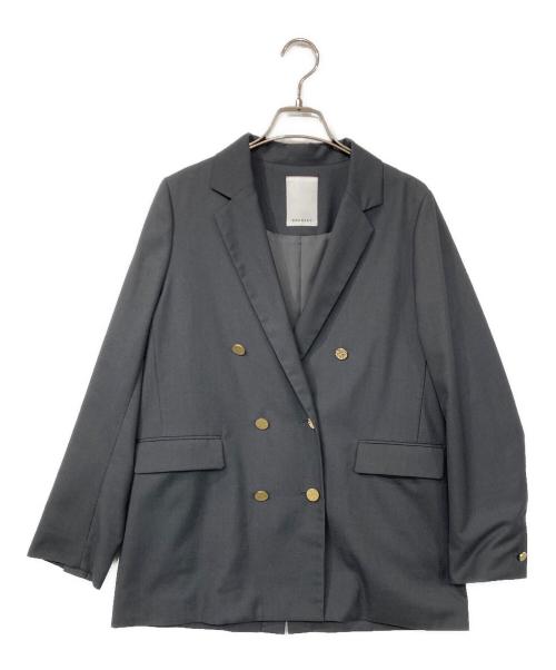 SHENERY（シーナリー）SHENERY (シーナリー) 金釦ダブルジャケット グレー サイズ:36の古着・服飾アイテム