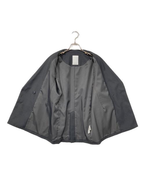SHENERY（シーナリー）SHENERY (シーナリー) 金釦ダブルジャケット グレー サイズ:36の古着・服飾アイテム
