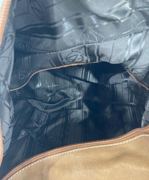 Francesco Biasia（フランシスコ ビアジア）Francesco Biasia (フランシスコ ビアジア) レザーハンドバッグ ブラウンの古着・服飾アイテム