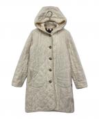 LAVENHAMラベンハム）の古着「BRUNDONキルティングコート」｜アイボリー