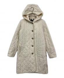LAVENHAM（ラベンハム）の古着「BRUNDONキルティングコート」｜アイボリー