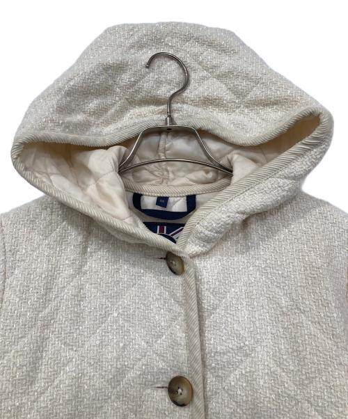 LAVENHAM（ラベンハム）LAVENHAM (ラベンハム) BRUNDONキルティングコート アイボリー サイズ:38の古着・服飾アイテム